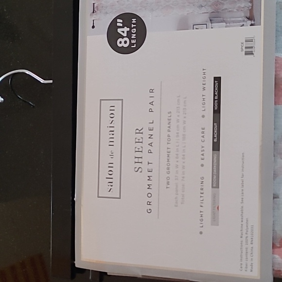 🪟Sheer Grommet Window Panels - Picture 7 of 9